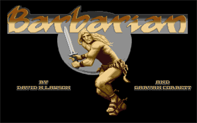 Barbarian (Psygnosis) - Screenshot - Game Title Image