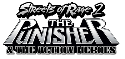 The Punisher & The Action Heroes - Clear Logo Image