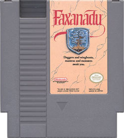 Faxanadu - Cart - Front Image
