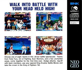 The King of Fighters '94 - Box - Back Image