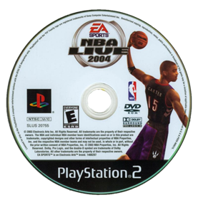 NBA Live 2004 - Disc Image