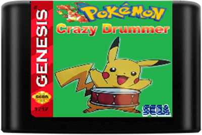 Pokémon Crazy Drummer - Cart - Front Image