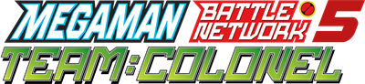 Mega Man Battle Network 5: Team Colonel - Clear Logo Image