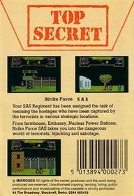 Strike Force SAS - Box - Back Image