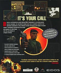 Commandos: Behind Enemy Lines - Box - Back Image