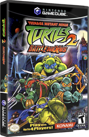 Teenage Mutant Ninja Turtles 2: Battle Nexus - Box - 3D Image
