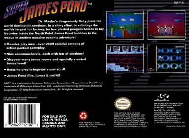 Super James Pond - Box - Back Image