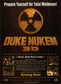 Duke Nukem 3D - Advertisement Flyer - Front Image