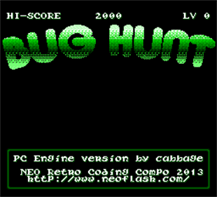 Bug Hunt - Screenshot - Game Title Image