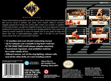 HammerLock Wrestling - Box - Back Image