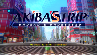 Akiba's Trip: Undead & Undressed - Screenshot - Game Title Image