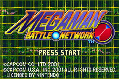 Mega Man Battle Network - Screenshot - Game Title Image