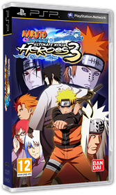 Naruto Shippuden: Ultimate Ninja Heroes 3 - Box - 3D Image