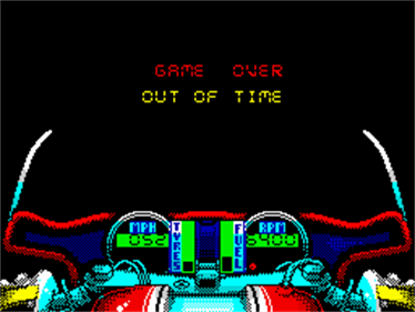 750cc Grand Prix - Screenshot - Game Over Image