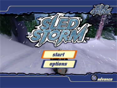 Sled Storm - Screenshot - Game Title Image