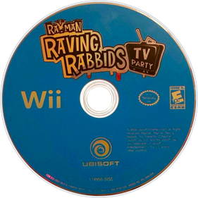 Rayman: Raving Rabbids: TV Party - Disc Image