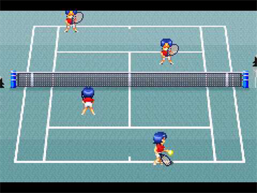 Family Tennis Advance - Screenshot - Gameplay Image