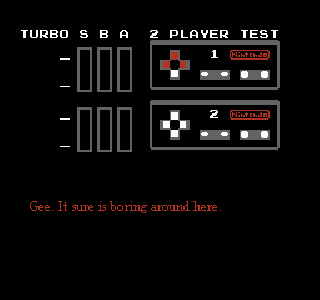 NES Control Deck Test Cartridge