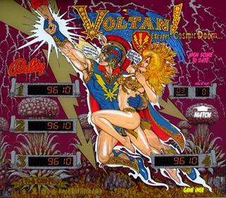 Voltan Escapes Cosmic Doom - Arcade - Marquee Image