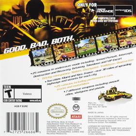 Driv3r - Box - Back Image