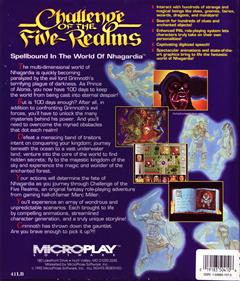 Challenge of the Five Realms: Spellbound in the World of Nhagardia - Box - Back Image