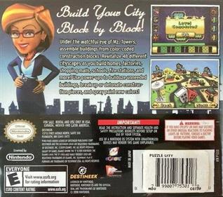 Puzzle City - Box - Back Image