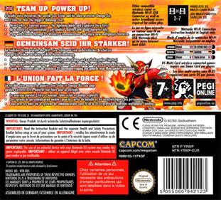 Mega Man Star Force 2: Zerker x Saurian - Box - Back Image