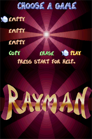 Rayman - Screenshot - Game Title Image