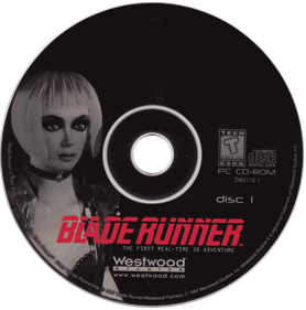 Blade Runner (Virgin Interactive) - Disc Image