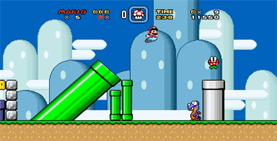 Super Mario World Widescreen Edition - Screenshot - Gameplay Image