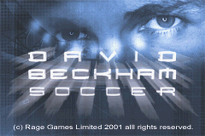 David Beckham Soccer - Screenshot - Game Title Image