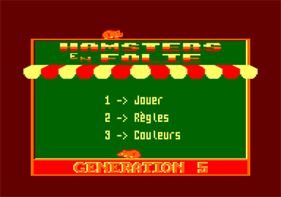 Hamsters en Folie - Screenshot - Game Title Image