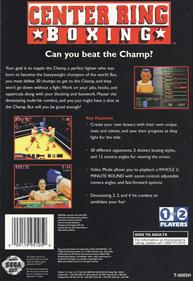Center Ring Boxing - Box - Back Image