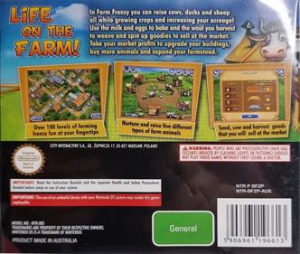 Farm Frenzy: Animal Country - Box - Back Image