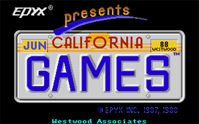California Games - Screenshot - Game Title Image