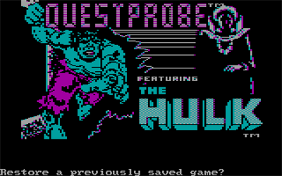The Hulk - Screenshot - Game Title Image