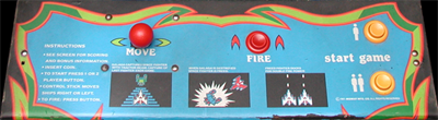 Galaga - Arcade - Control Panel Image