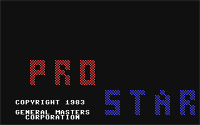 Pro Star - Screenshot - Game Title Image