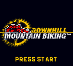 No Fear: Downhill Mountain Biking - Screenshot - Game Title Image