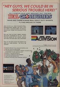 The Real Ghostbusters - Advertisement Flyer - Front Image