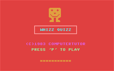 Clever Clogs: Whizz Quiz - Screenshot - Game Title Image