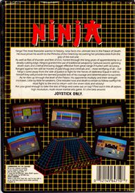Ninja (Mastertronic) - Box - Back Image