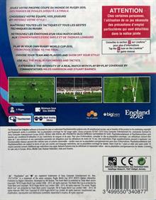 Rugby World Cup 2015 - Box - Back Image