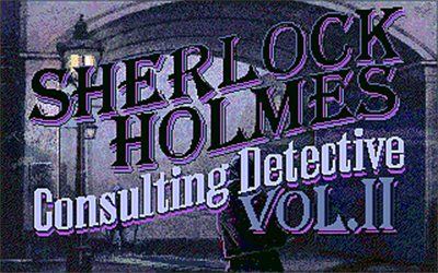 Sherlock Holmes: Consulting Detective Volume II - Screenshot - Game Title Image