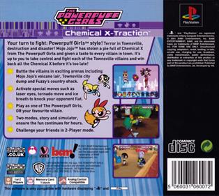 The Powerpuff Girls: Chemical X-Traction - Box - Back Image