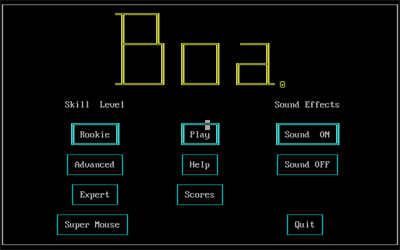 Boa - Screenshot - Game Title Image
