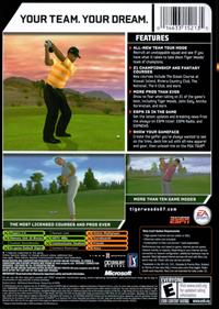 Tiger Woods PGA Tour 07 - Box - Back Image