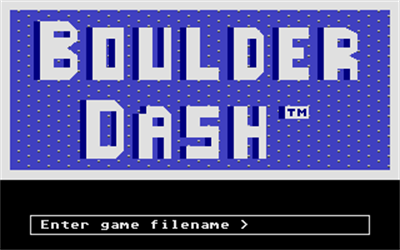 Boulder Dash Construction Kit - Screenshot - Game Title Image