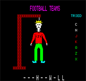Hangman (IJK Software) - Screenshot - Gameplay Image