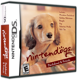 Nintendogs: Dachshund & Friends - Box - 3D Image